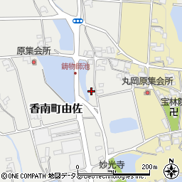 香川県高松市香南町由佐1663周辺の地図