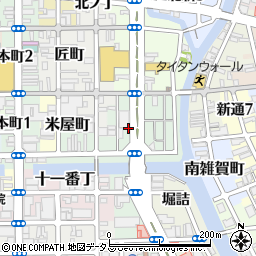 リパーク和歌山雑賀町駐車場周辺の地図