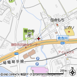香川県丸亀市綾歌町栗熊西1590周辺の地図