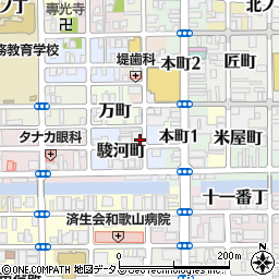 和歌山県和歌山市駿河町16周辺の地図