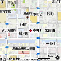 和歌山県和歌山市駿河町19周辺の地図
