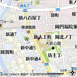 〒640-8372 和歌山県和歌山市新大工町の地図