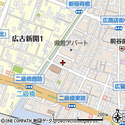 県営広１号住宅周辺の地図
