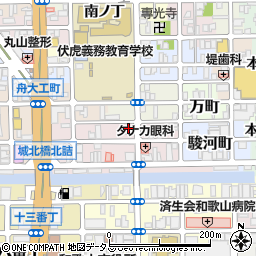 和歌山県和歌山市福町7周辺の地図
