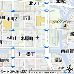 和歌山県和歌山市中ノ店南ノ丁12周辺の地図