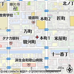 和歌山県和歌山市駿河町18周辺の地図