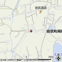 香川県丸亀市綾歌町岡田東745周辺の地図