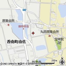 香川県高松市香南町由佐1638-2周辺の地図