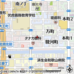 和歌山県和歌山市福町19周辺の地図