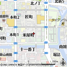 和歌山県和歌山市中ノ店南ノ丁21周辺の地図