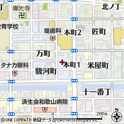 和歌山県和歌山市駿河町22周辺の地図