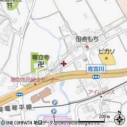 香川県丸亀市綾歌町栗熊西1593-1周辺の地図