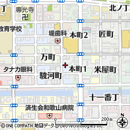 和歌山県和歌山市駿河町17周辺の地図