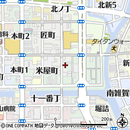 和歌山県和歌山市中ノ店南ノ丁9周辺の地図