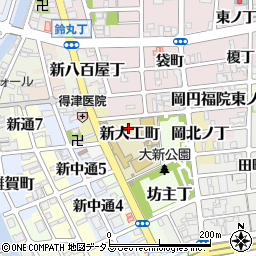 和歌山県和歌山市岡袋町周辺の地図