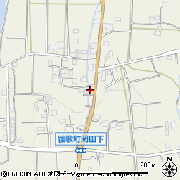 香川県丸亀市綾歌町岡田東450-3周辺の地図