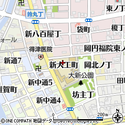 和歌山県和歌山市岡袋町周辺の地図