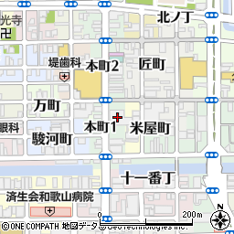 紀陽銀行本店営業部周辺の地図
