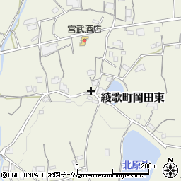 香川県丸亀市綾歌町岡田東777周辺の地図