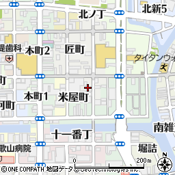 和歌山県和歌山市中ノ店南ノ丁25周辺の地図