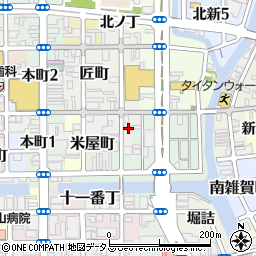 和歌山県和歌山市中ノ店南ノ丁8周辺の地図