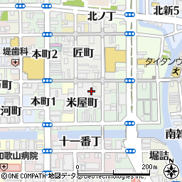 和歌山県和歌山市中ノ店南ノ丁22周辺の地図