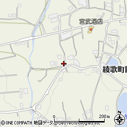 香川県丸亀市綾歌町岡田東728-1周辺の地図