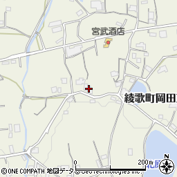 香川県丸亀市綾歌町岡田東774周辺の地図