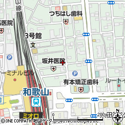 和歌山県和歌山市黒田97-19周辺の地図