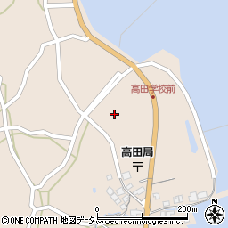 江田島市高田出張所周辺の地図