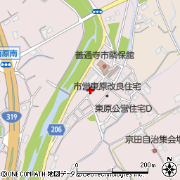 香川県善通寺市与北町2870-1周辺の地図