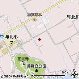 香川県善通寺市与北町1200-1周辺の地図