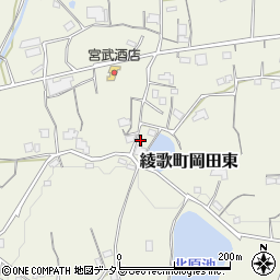 香川県丸亀市綾歌町岡田東783-1周辺の地図