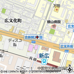 鍵開けの生活救急車　呉市エリア専用ダイヤル周辺の地図