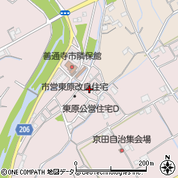 香川県善通寺市与北町2902周辺の地図