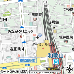 和歌山県和歌山市友田町5丁目周辺の地図