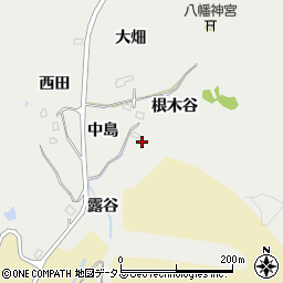 徳島県鳴門市瀬戸町中島田根木谷周辺の地図