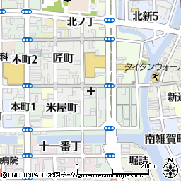 和歌山県和歌山市中ノ店南ノ丁4周辺の地図