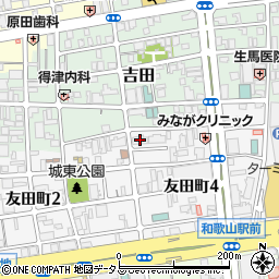グラン・ノーブル和歌山友田町周辺の地図