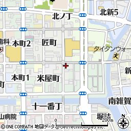 和歌山県和歌山市中ノ店南ノ丁2周辺の地図