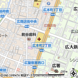 おかし本舗　イオン広店周辺の地図