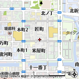 和歌山県和歌山市匠町25周辺の地図
