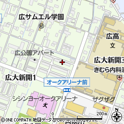 日新広第一社宅周辺の地図