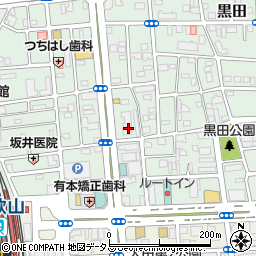和歌山県和歌山市黒田160周辺の地図