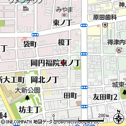 和歌山県和歌山市岡円福院東ノ丁周辺の地図
