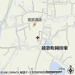 香川県丸亀市綾歌町岡田東820周辺の地図