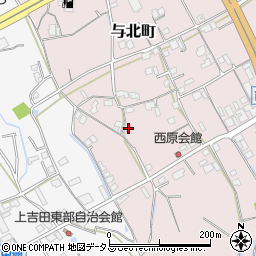 香川県善通寺市与北町3116周辺の地図