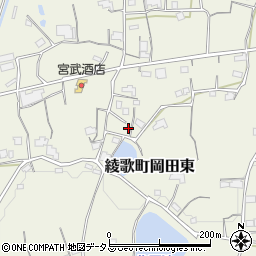 香川県丸亀市綾歌町岡田東817周辺の地図