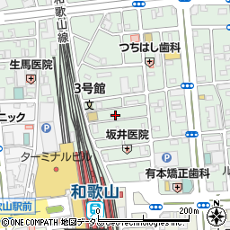 和歌山駅前つじもと内科・呼吸器内科アレルギー科周辺の地図