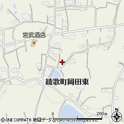 香川県丸亀市綾歌町岡田東799周辺の地図